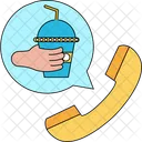 Food Delivery Call  Icon