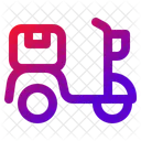 Food Delivery Motorcycle Delivery Bike Icon