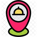 Food Delivery Maps And Location Tracking Icon