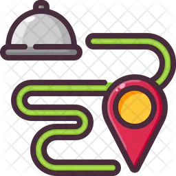 Food Delivery Location  Icon