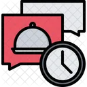 Message Time Clock Icon