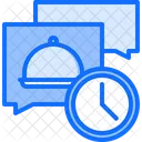Message Time Clock Icon