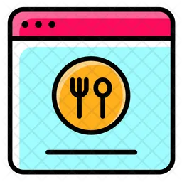 Food Delivery Order Browsing  Icon