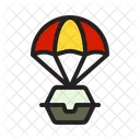 Food Delivery Parachute  Icon