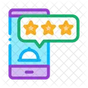 Food Delivery Review Icon