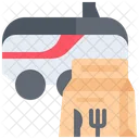 Food Delivery Robot  Icon