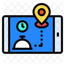 Food Delivery Tracking  Icon