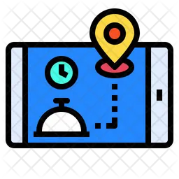 Food Delivery Tracking  Icon
