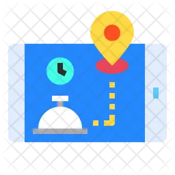 Food Delivery Tracking  Icon