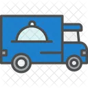 Food Delivery Truck Food Parcel Delivery Icon