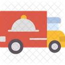 Food Delivery Truck Food Parcel Delivery Icon