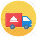 Food Delivery Delivery Van Delivery Truck Icon