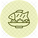 Food Dish Pentaglow Icon