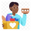 Food Donation Food Shopping Icon