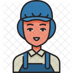 Food Factory Worker  Icon