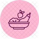 Food Pentaglow Icon