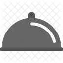 Silver Cloche Food Icon