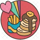 Food Portion Distortion Icon