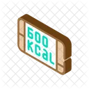 Food Kcal Isometric Icon
