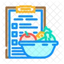 Menu Planning Restaurant Icon