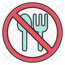 Notallowed Food Stop Icon