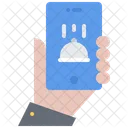 Hand Phone Cloche Icon