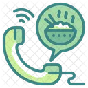 Call Food Delivery Icon