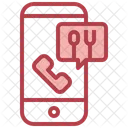 Food Order Call Food Order Phone Call Icon