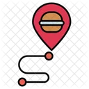 Tracking Delivery Location Icon