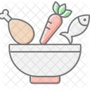 Food Nutrition Lineal Color Icon Icon