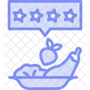 Drink Serving Duotone Line Icon Icon