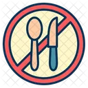 Food Prohibition Prohibition Fasting Icon