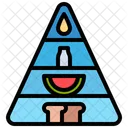음식 피라미드  아이콘