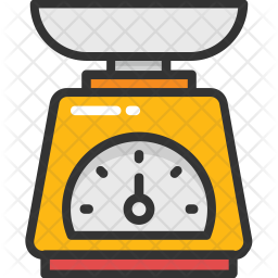 kitchen scales icon. Element of measuring instruments icon with