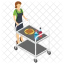 Food Serving Trolley  Icon