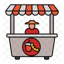 Stand Kiosk Booth Icon