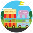 Food Stall Truck Icon