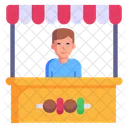 Kiosk Food Stall Food Outlet Icon