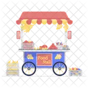 Food Stall Food Market Food Cart Icon