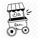 Food Cart Food Stall Wedding Stall Icon