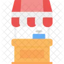 Food Stand Kiosk Icon