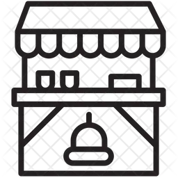 음식 가판대  아이콘