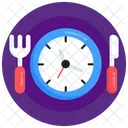 Eating Time Food Time Lunch Time Icon
