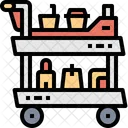 Airport Trolley Carry Icon