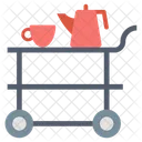 Food Trolley Service Trolley Food Servive Icon
