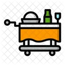 Food Trolley Room Service Food Cart Icon