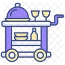 Food Trolley Room Service Food Service Icon