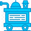 Food Trolley Airplane Carry Icon