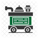 Food Trolley Airplane Carry Icon