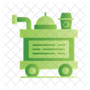 Food Trolley Airplane Carry Icon
